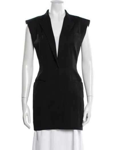 Pre-owned Omo Norma Kamali Vintage 1980's Blazer In Black