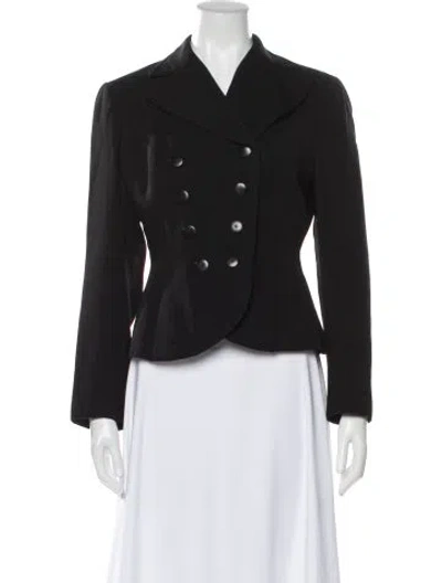 Pre-owned Omo Norma Kamali Vintage 1980's Jacket In Black