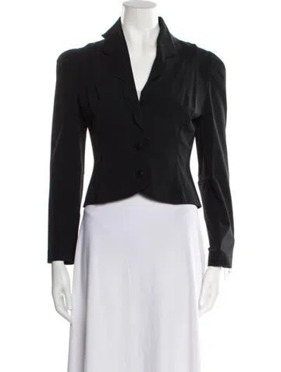 Pre-owned Omo Norma Kamali Vintage 1990's Blazer In Black