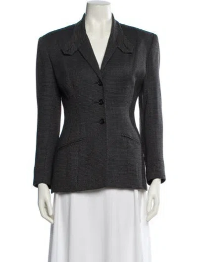 Pre-owned Omo Norma Kamali Vintage 1990's Blazer In Gray