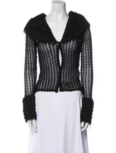 Pre-owned Omo Norma Kamali Vintage 1990's Blouse In Black