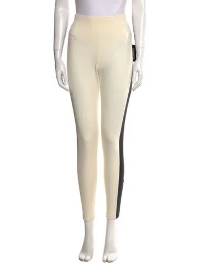 Pre-owned Omo Norma Kamali Vintage Skinny Leg Pants In Neutral