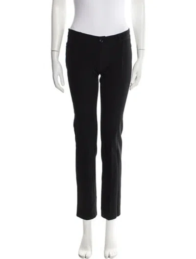 Pre-owned Omo Norma Kamali Vintage Straight Leg Pants In Blue