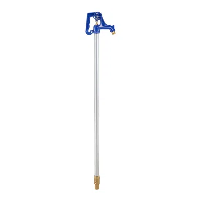 O-moshon Frost Proof Yard Hydrant, 3.22ft Freeze-proof Outdoor Faucet With 12" Bury Depth, 3/4" Npt Pipe Conn In Silver