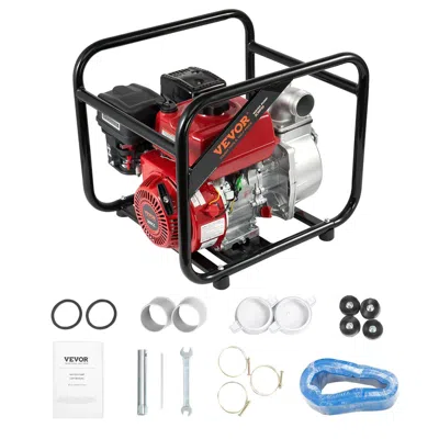 O-moshon Gasoline Powered Trash Pump, 2 In/50 Mm, 7hp 132gpm 4-stroke Gasoline Engine Water Transfer Pump Wit In Multi