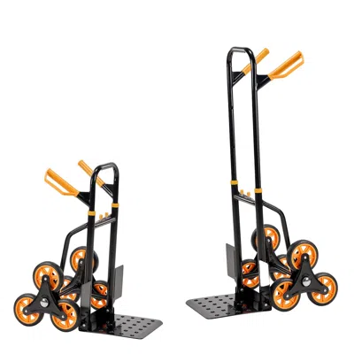 O-moshon Stair Climber Hand Truck Dolly,heavy Duty Stair Climbing Cart In Black