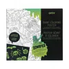 Omy Design Coloring Poster With Stickers Zombies' In White