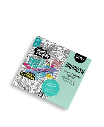 Omy Giant Coloring Poster Brooklyn - Ages 3+ In Multi