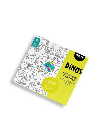 Omy Giant Coloring Poster Dino - Ages 3+ In Multi
