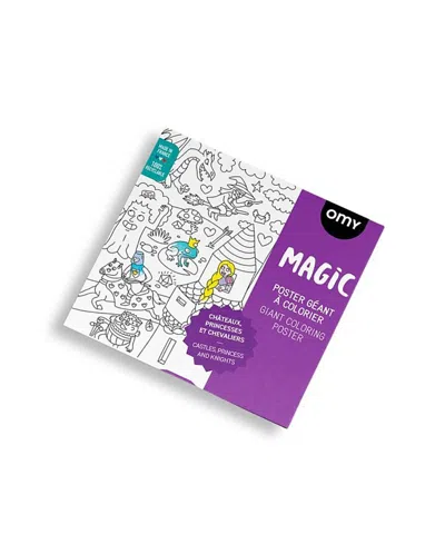 Omy Giant Coloring Poster Magic - Ages 3+ In Multi