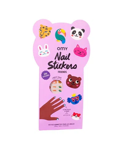 Omy Nail Sticker Friends - Ages 3 - 8 In Pink