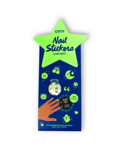 Omy Nail Sticker Glow In The Dark - Ages 3 - 8 In Multi