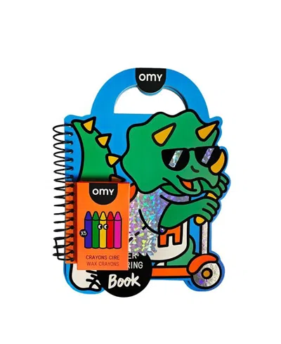 Omy Super Coloring & Sticker Book Dino - Ages 3 - 6 In Multi