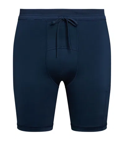 On 2-in-1 Performance Shorts In Blue