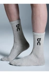 On 3-pack Logo Quarter Socks In Gray
