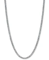 ON 34TH 3MM CRYSTAL STATION ALL-AROUND TENNIS NECKLACE, 15" + 3" EXTENDER, CREATED FOR MACY'S
