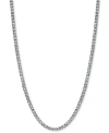 On 34th Crystal All-around Tennis Necklace, 15" + 2" Extender, Exclusively At Macy's In Silver
