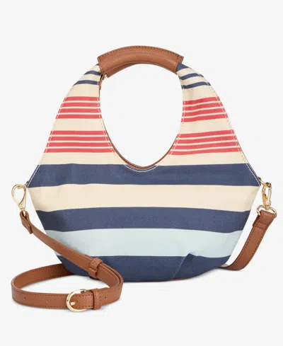 On 34th Alyii Stripe Canvas Top Handle Bag, Macy's Exclusive In Multi