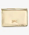 On 34th Angii Solid Zip-around Wallet, Macy's Exclusive In Gold
