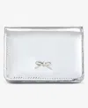 On 34th Angii Solid Zip-around Wallet, Macy's Exclusive In Metallic