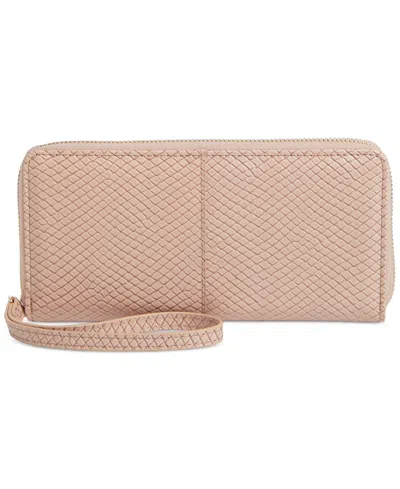 On 34th Angii Za Embossed Wallet, Created For Macy's In Chai Snake