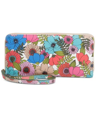 On 34th Angii Za Print Wallet, Created For Macy's In Botanical
