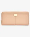 On 34th Angii Zip Around Solid Wallet, Created For Macy's In Chai