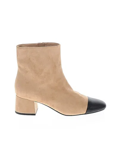 Pre-owned On 34th Ankle Boots In Tan