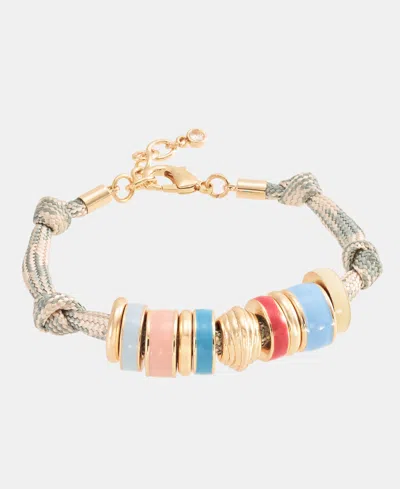 On 34th Beaded Cord Flex Bracelet, Macy's Exclusive In Gold