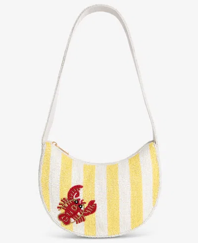 On 34th Beaded Half Moon Shoulder Bag, Macy's Exclusive