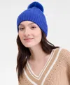 On 34th Boxed Rib-knit Beanie, Macy's Exclusive In Blue