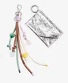 On 34th Card Case & Multi-charm Beaded Keychain, Macy's Exclusive In Metallic