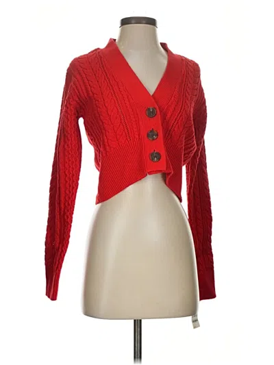 On 34th Cardigan Sweater In Red