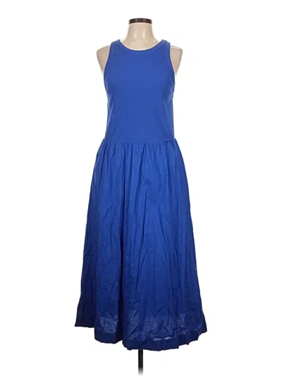 Pre-owned On 34th Casual Dress In Blue
