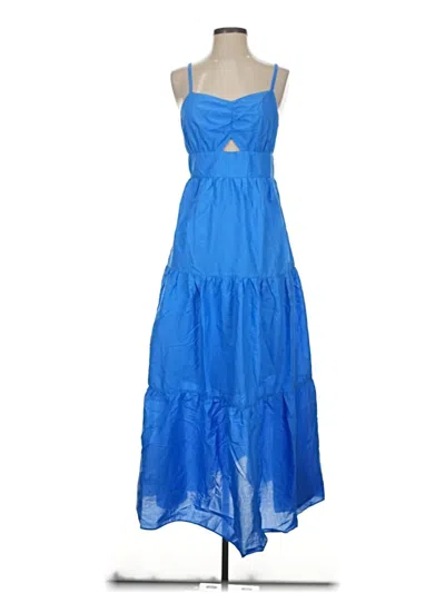 Pre-owned On 34th Casual Dress In Blue