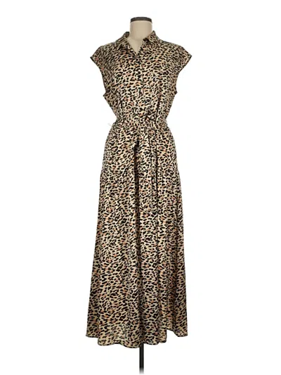 Pre-owned On 34th Casual Dress In Brown