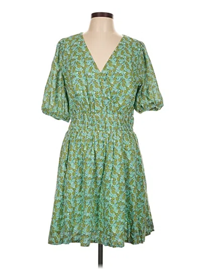 Pre-owned On 34th Casual Dress In Green