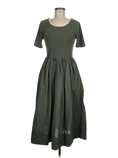 Pre-owned On 34th Casual Dress In Green