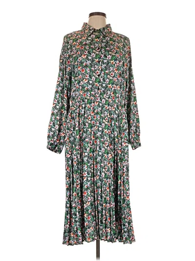 Pre-owned On 34th Casual Dress In Green