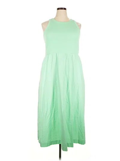 Pre-owned On 34th Casual Dress In Green