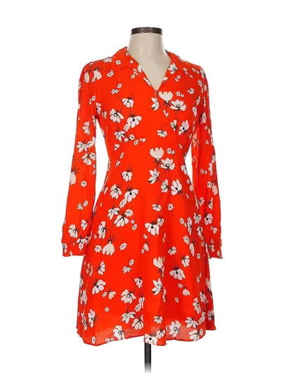 Pre-owned On 34th Casual Dress In Orange