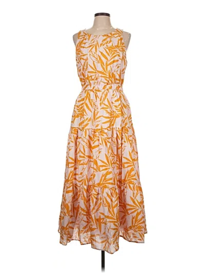 Pre-owned On 34th Casual Dress In Orange