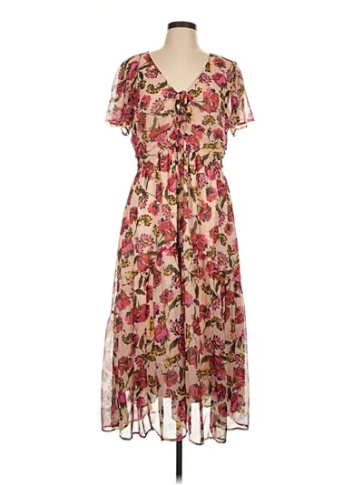 Pre-owned On 34th Casual Dress In Pink