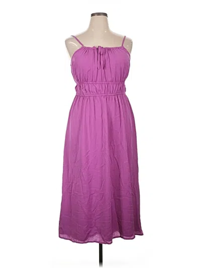 Pre-owned On 34th Casual Dress In Purple