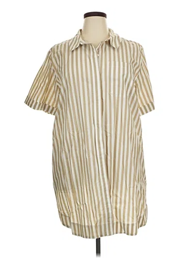 Pre-owned On 34th Casual Dress In Tan