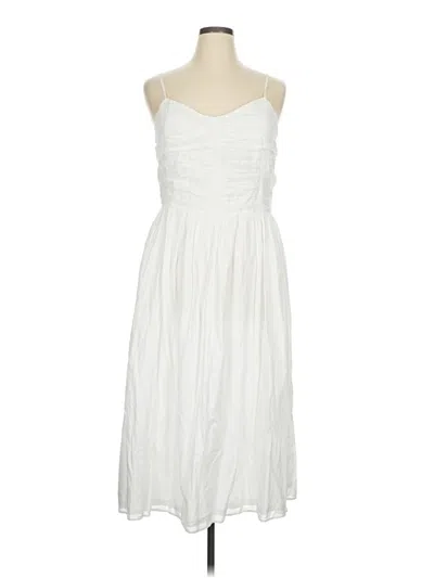 Pre-owned On 34th Casual Dress In White