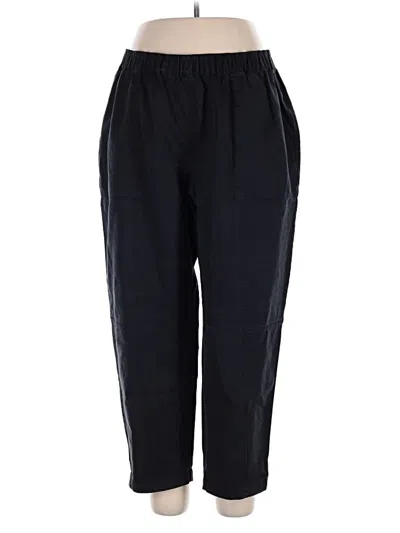Pre-owned On 34th Casual Pants In Black
