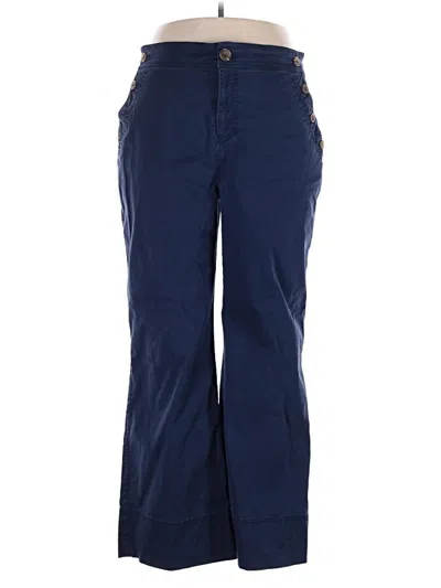 Pre-owned On 34th Casual Pants In Blue
