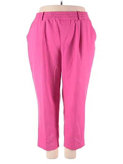 Pre-owned On 34th Casual Pants In Pink