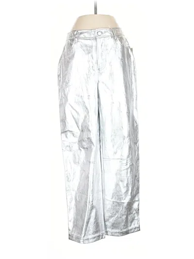 On 34th Casual Pants In Silver